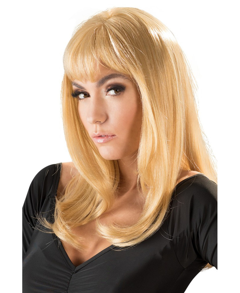 Perruque blonde mi-longue 